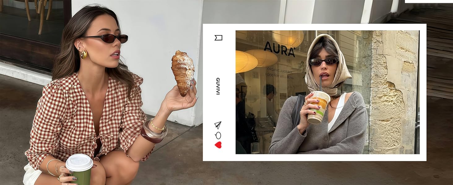 small oval sunglasses