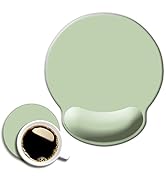 DOOKE Ergonomic Mouse Pad with Wrist Support, Cute Wrist Pad with Non-Slip Rubber Base for Comput...