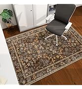 chakme Office Chair Mat for Hardwood Floor, 60"x45" Desk Chair Mat for ?Low Pile Carpet, Easy Gli...