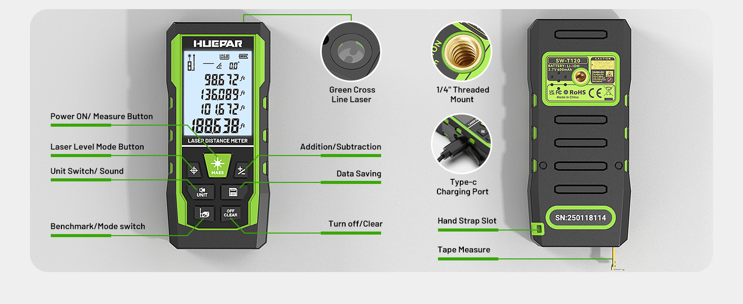 digital measuring tape