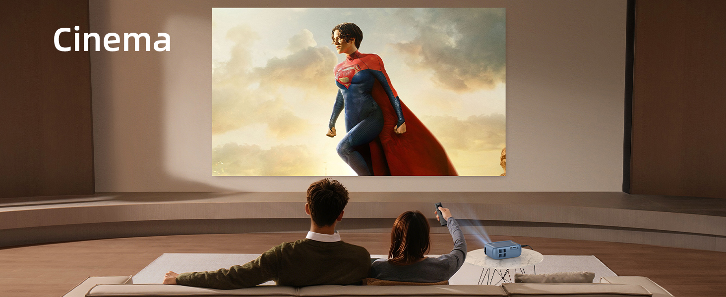 outdoor movie projector