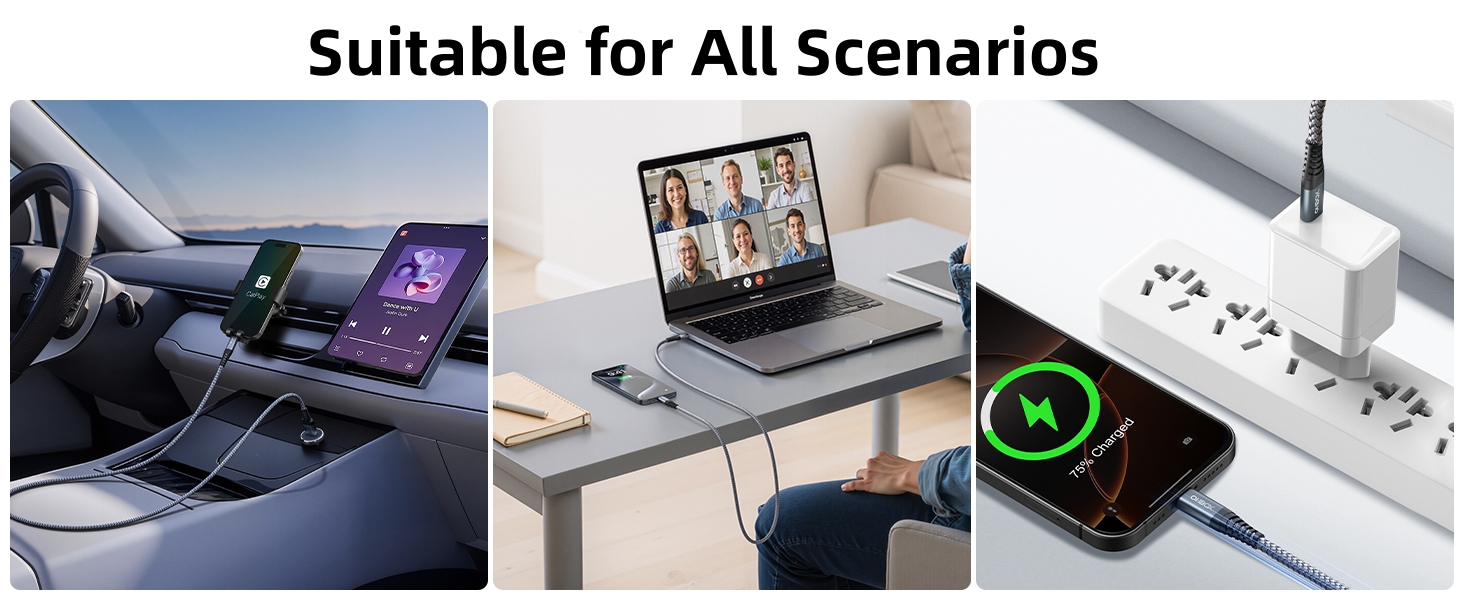 usb to usb c fast charging cable