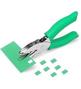 UCEC 1/6" Square Shape Hole Punch Metal Handheld Paper Punches for Crafting, Single Small Square ...