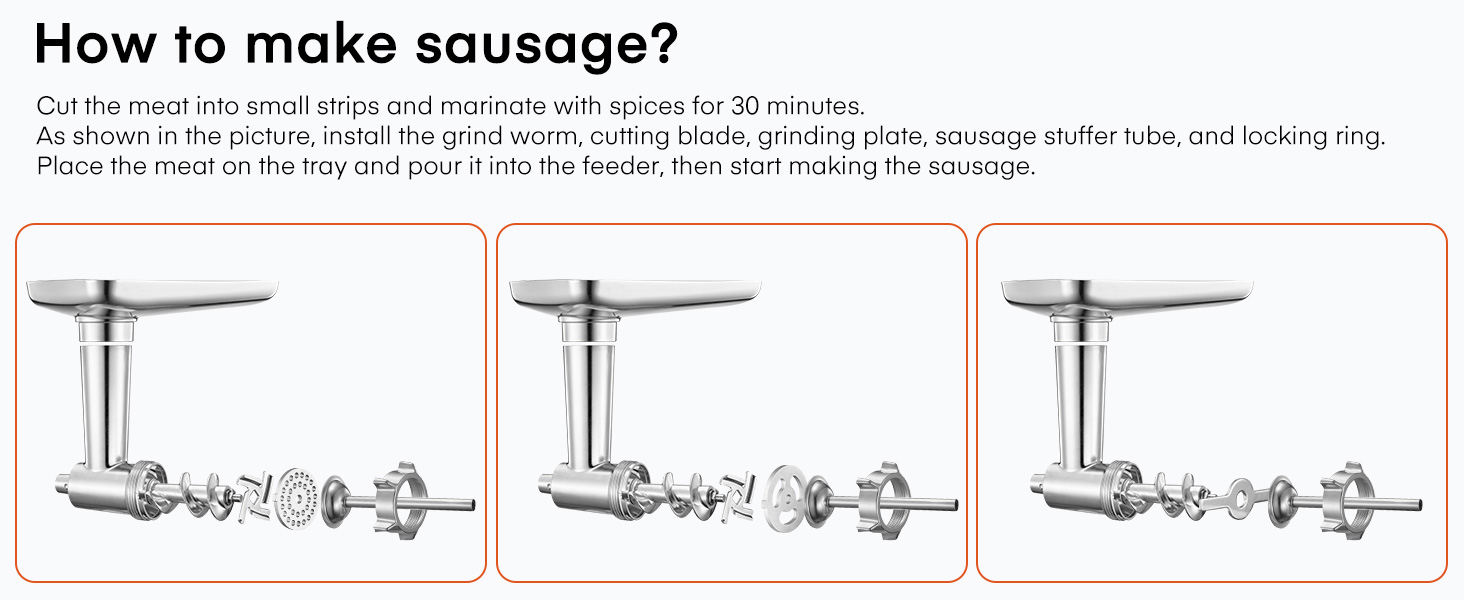 meat grinder attachment