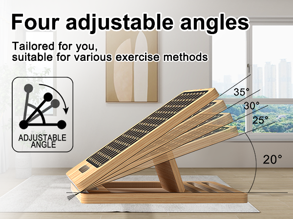 Adjustable Portable Wooden Incline Board