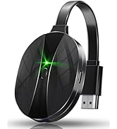 AIMIBO 2025 Wireless Display Adapter 4K, Plug &amp; Play 2.4G+5G@60Hz HDMI Wireless Dongle for iOS An...