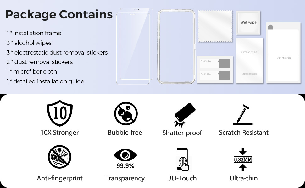 iPhone 11 Pro Max Screen Protector, iPhone XS Max Screen Protector