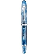 Asvine V800 Fountain Pen – Vacuum Filling System with Large Ink Capacity – Smooth Number 8 Medium...