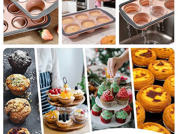 silicone muffin pan
