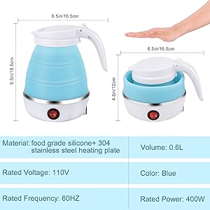 folding electric kettle
