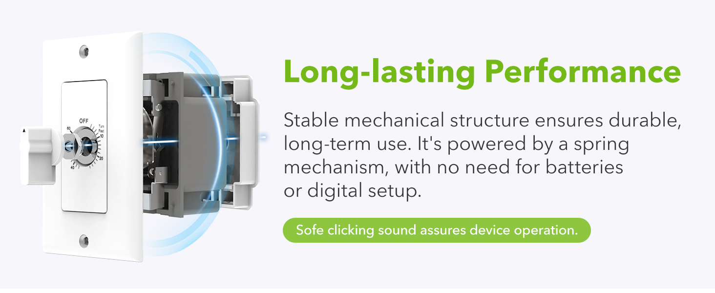 spring wound timer switch