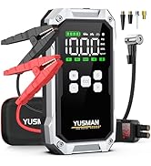 Car Jump Starter with Air Compressor, 7000A 150PSI Jump Starter Pack (All Gas/10.0L Diesel), 12V ...
