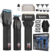 Hair Clippers for Men Professional, Barber Clippers and Trimmer Set, Hair Clipper&amp; Hair Trimmer &amp;...