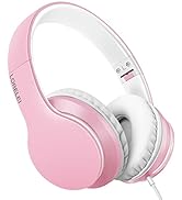 LORELEI X6 Over-Ear Headphones with Microphone, Lightweight Foldable &amp; Portable Stereo Bass Headp...