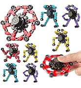 Gokeey Transformable Fidget Spinners 8 Pcs for Kids and Adults Stress Relief Sensory Toys for Boy...