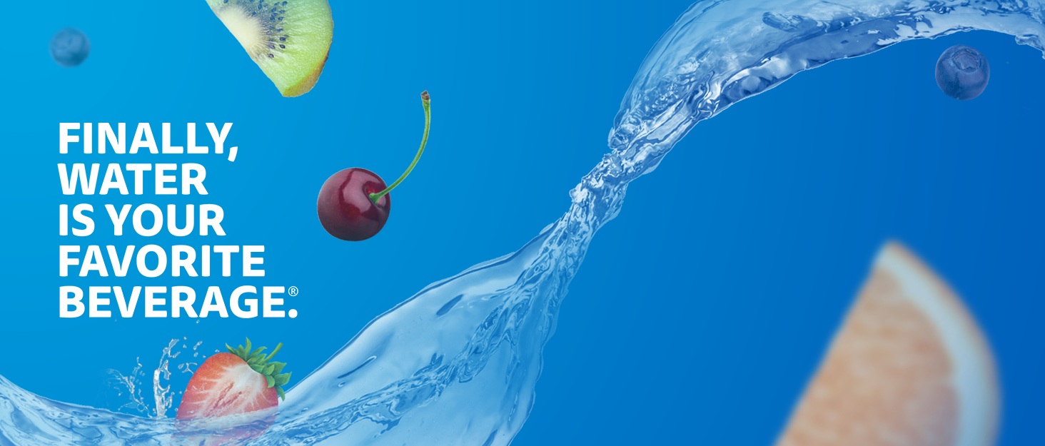 Cirkul slogan - Finally, water is your favorite beverage.