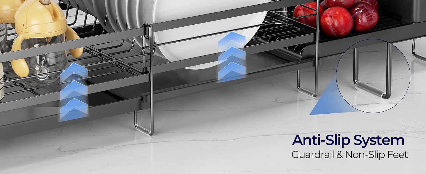 extra large dish drying rack