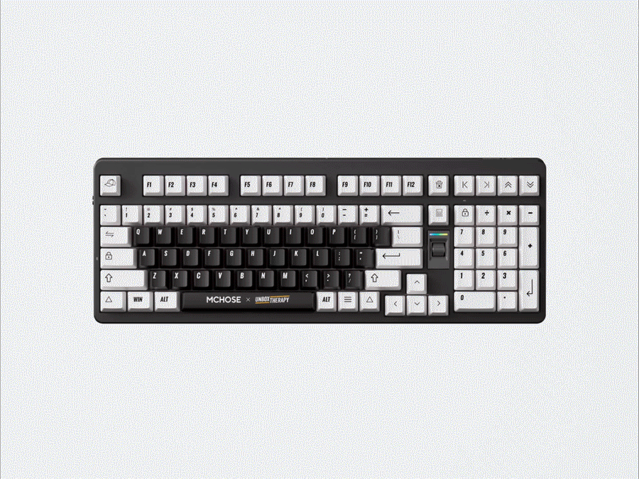 MCHOSE x Unbox Therapy UT98 98% Tri-Mode Wireless Gasket Mount Mechanical Keyboard