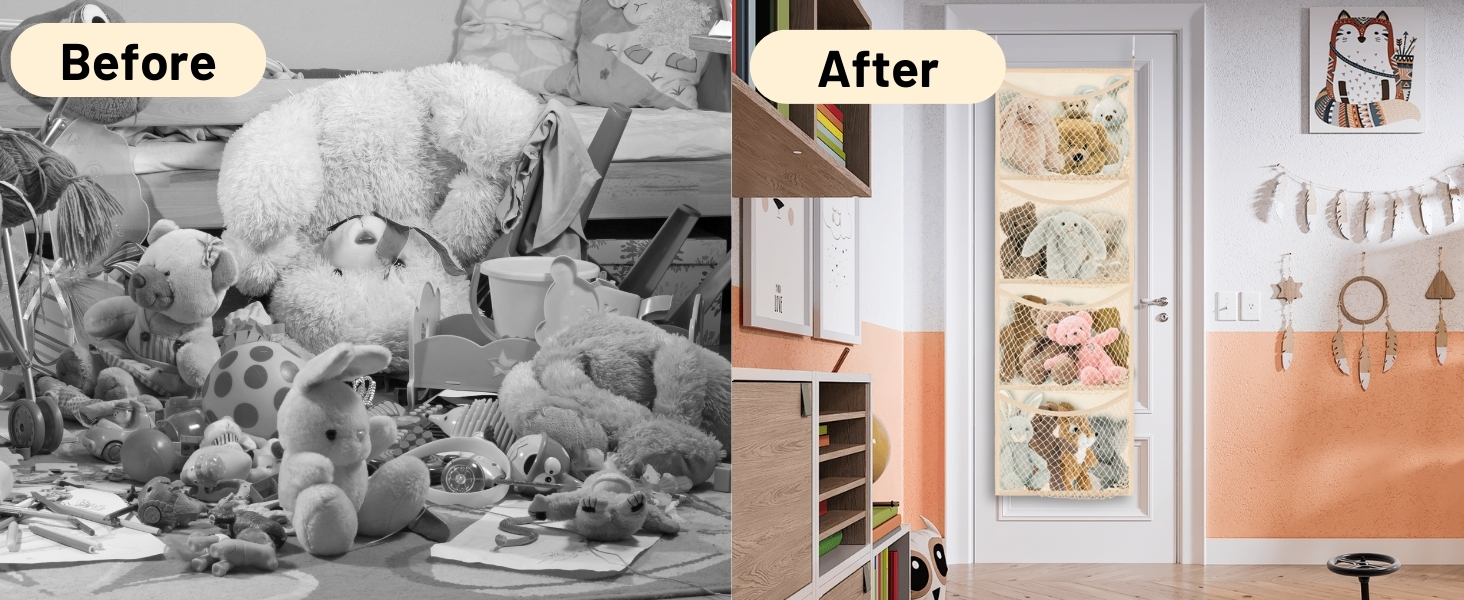 Stuffed Animal Storage Net for Kids