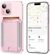 HiWe for MagSafe Wallet with Find My, Strongest Magnetic Wallet for iPhone 16/15/14/13/12 Series,...