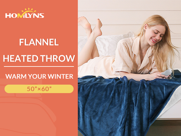 HOMLYNS heated blanket
