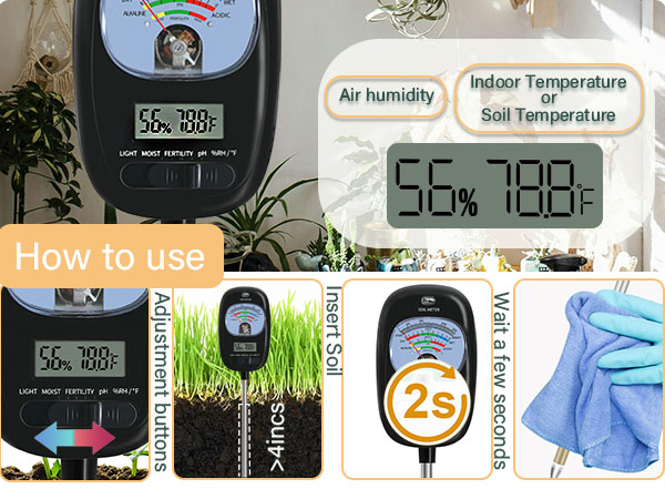 soil thermometer soil tester