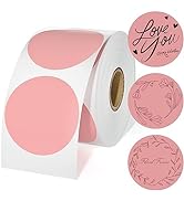 CLASSY Circle Thermal Sticker Labels, 2" Thermal Stickers, Multi-Purpose Round Direct Thermal Lab...