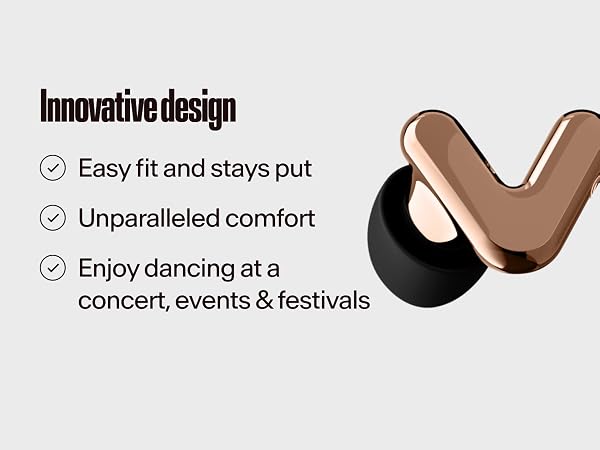 Alpine Tune Rose Gold Ear Plugs