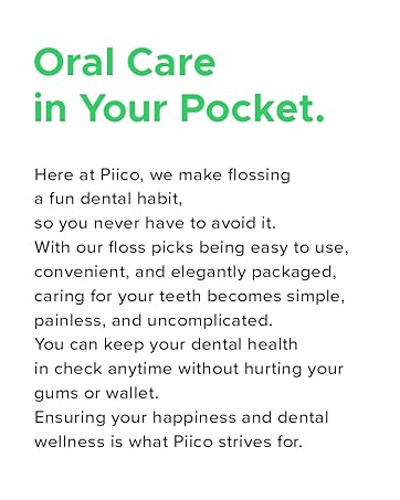 flavored floss picks mint