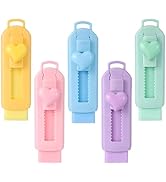 TEHAUX 5pcs Retractable Eraser - Pencil Erasers Cute Erasers for School Office, Art Erasers for D...