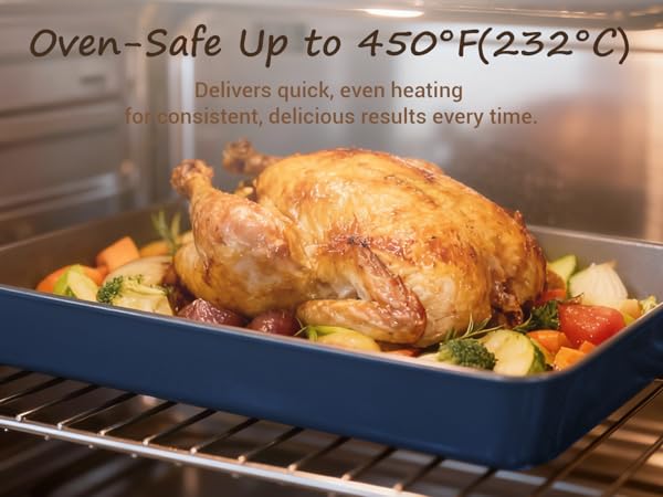 Oven-Safe Up to 450°F(232°C)
