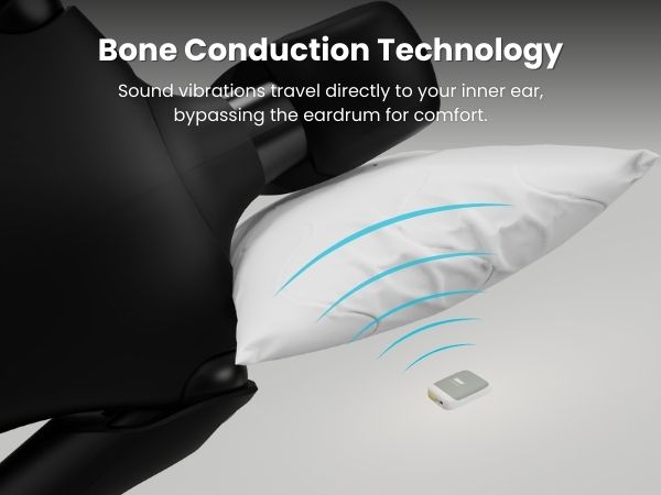Bluetooth pillow speaker for sleeping sleep sound machine sound therapy device