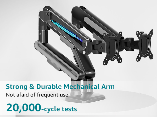 double monitor mount