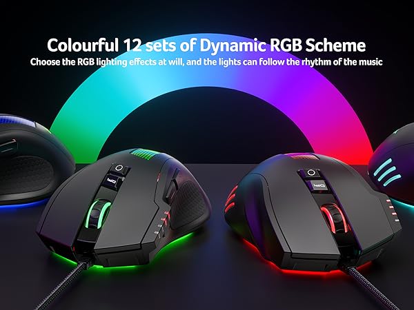 Colourful 12 sets of Dynamic RGB Scheme