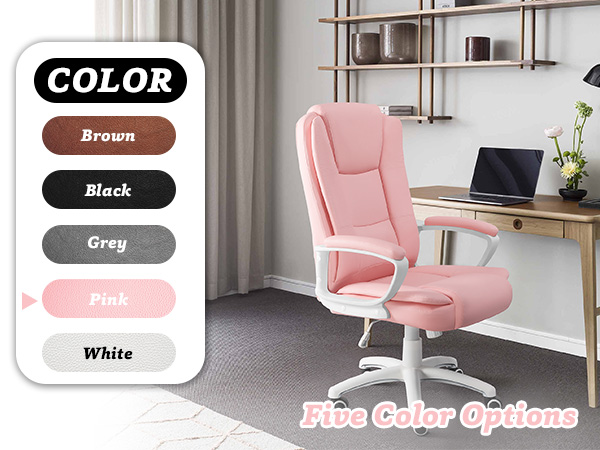pink office chair