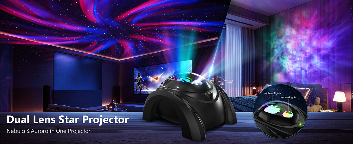 Dual Lens Star Projector