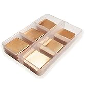 Easycargo 40pcs 6 Sizes 20mm Copper Pad Shim Thermal Assortment Kit, Pure Copper Heatsink C1100, ...