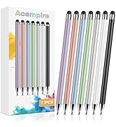 Stylus (7 Pcs), 2-in-1 Stylus Pen for Touch Screen, High Precision and Sensitivity, Suitable for ...