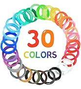 BBLIFE 30 Colors 1.75mm PLA 3D Printer/Pen Filament Refill, Each Color 10ft, Total 300ft 3D Print...