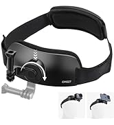 ULANZI CM027 Head Strap Mount for iPhone, GoPro Hero 12 11 10 9 8 7 Black 7 Silver 7 White 6 5 4 ...
