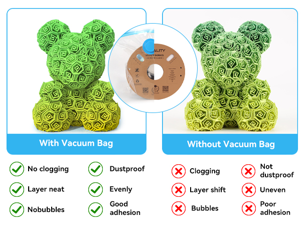12pcs 35X35cm 3D Printer Filament Storage Bags Vacuum Kit with 12 Desiccants filament Storage Bags