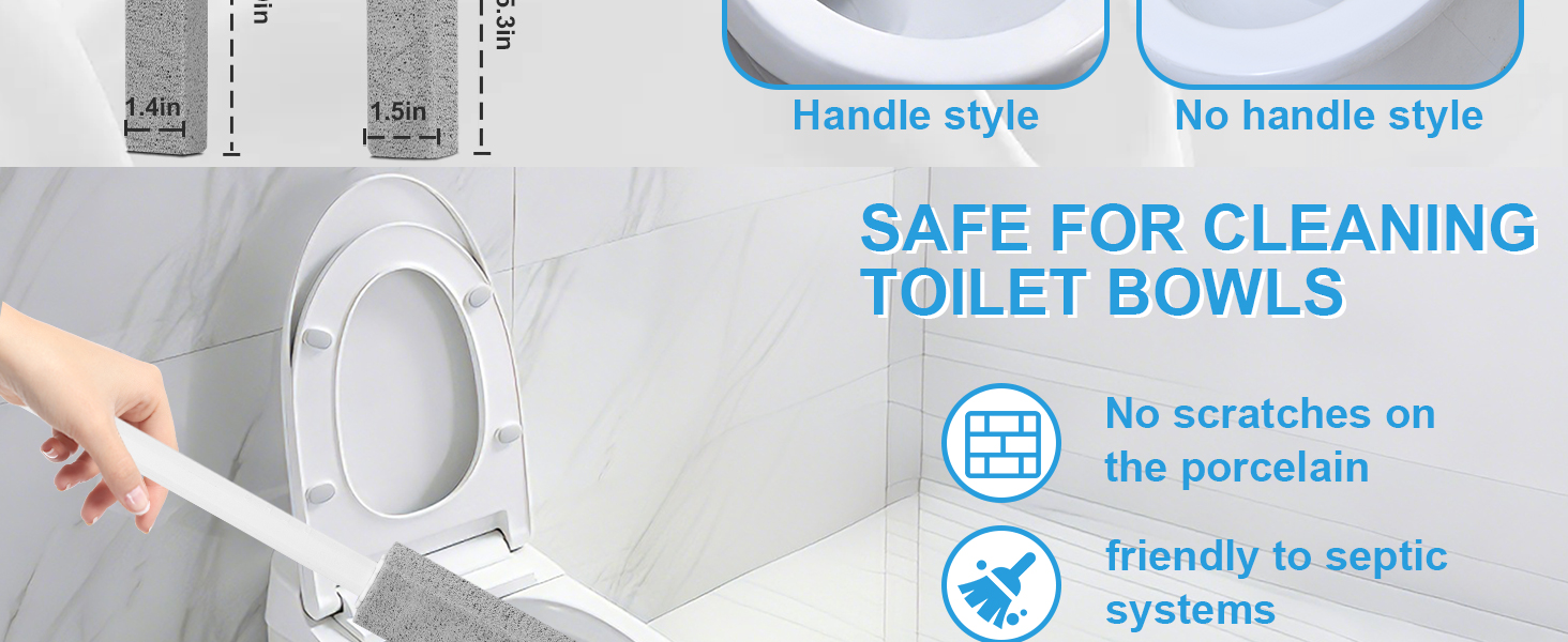 toilet pumice stone with handle