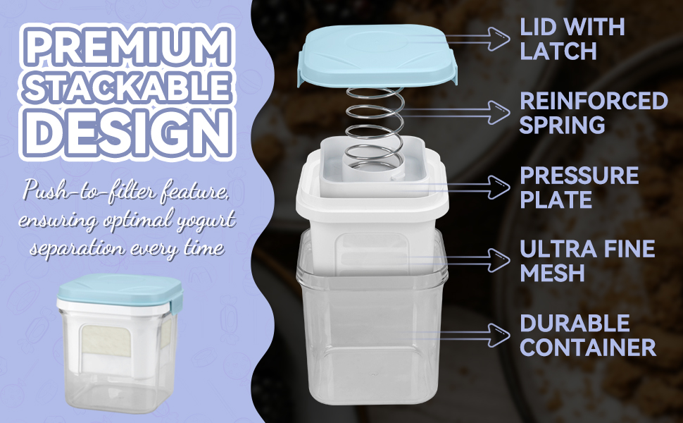 Premium stackable design
