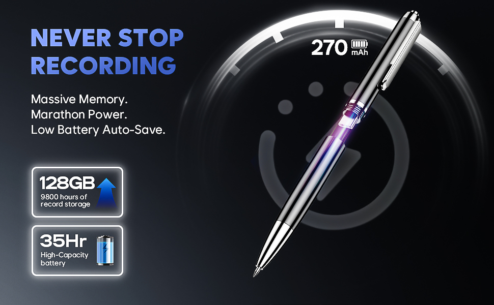 128GB Voice Recorder