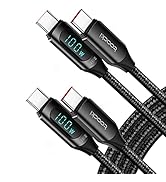USB C to USB C Cable [6.6ft/2Pack], 100W USB C Charge Cable Fast Charging Type C Charge Cable wit...