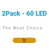 60 LED Under Cabinet Lights 2 Packs, 3 Color Temperatures Motion Sensor Light Indoor, 2500mAh Rec...