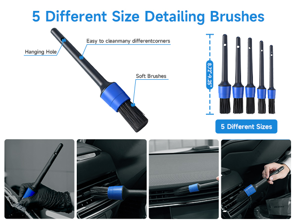 car detailing accessories car detail brushes car wash tools detail brush set
