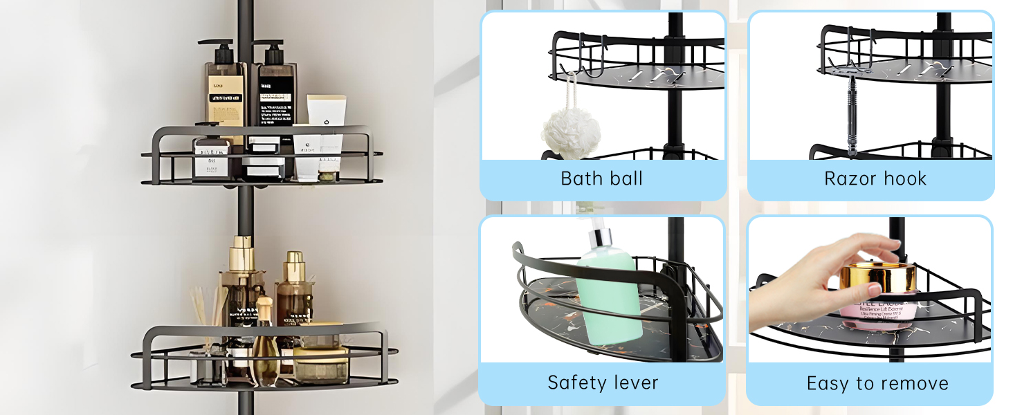 4-Tier Bathroom Organizer