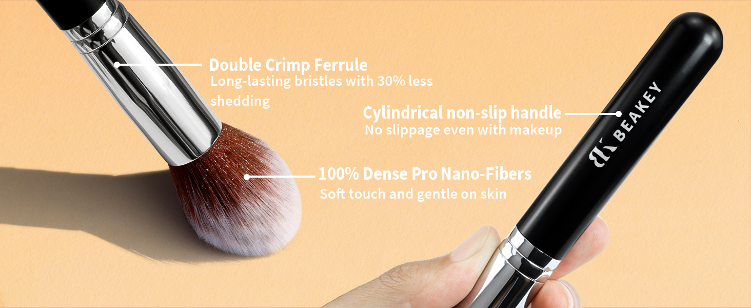 1 Makeup Brushes Premium Synthetic Foundation Face Brush Eyeshadow Kabuki Blush Brush gifts for mom