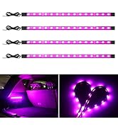 EverBright Led Strip Lights for Cars, 27CM 5050 15SMD Waterproof Car Underglow Lights Motorcycles...